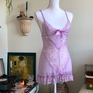 Lilac vintage slip dress